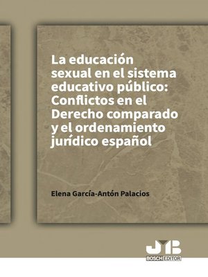 cover image of La educación sexual en el sistema educativo público